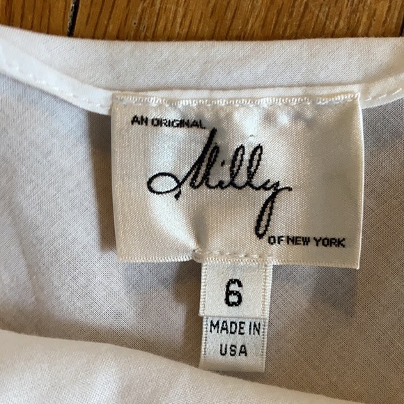 Milly Sheer White Slip Dress size 6 - Picture 3 of 7